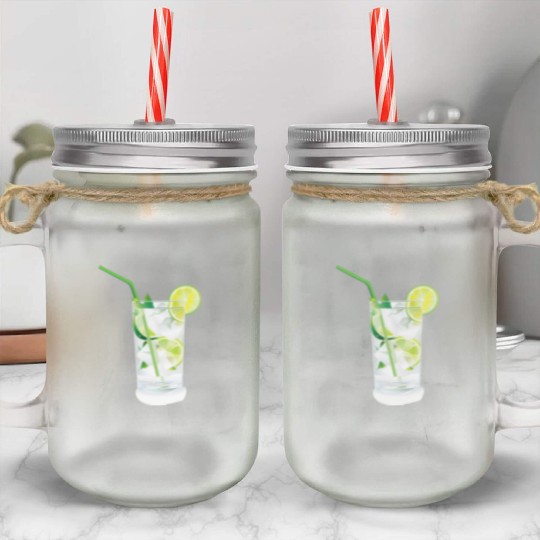 Caipirinha Cocktail Mason Jar Cups