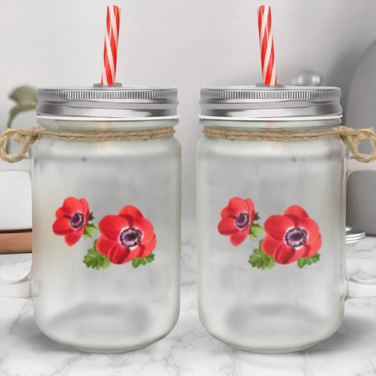 flowers lilies tulips orchids sunflower dahlia ger Mason Jar Cups