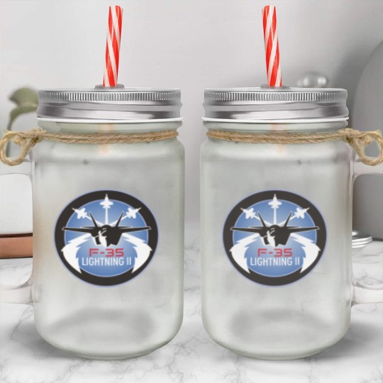 F-35 Lightning II Mason Jar Cups