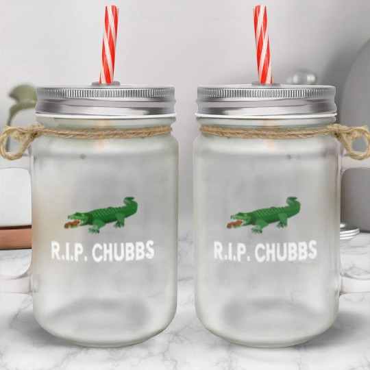 R.I.P. Chubbs - Happy Gilmore Mason Jar Cups