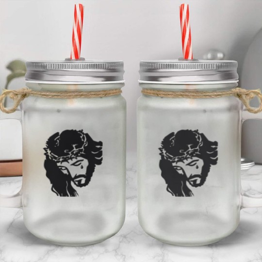 JESUS CROWN OF THORNS Mason Jar Cups