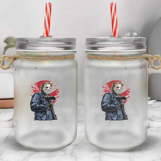Serial Killer in Town Mason Jar Cups