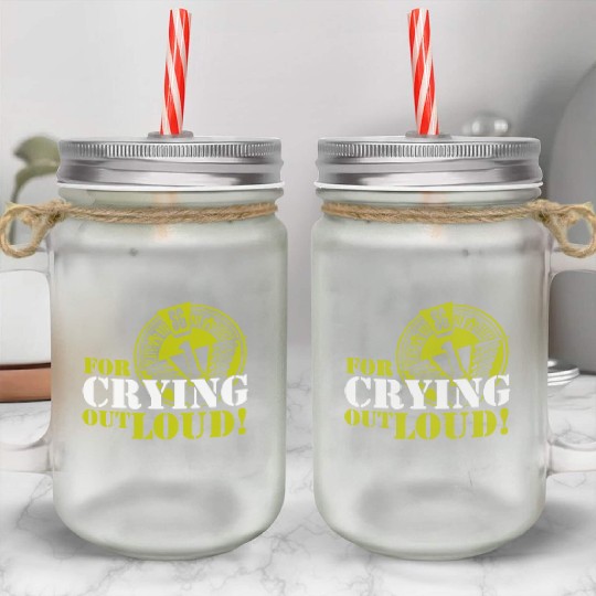 Stargate SG1 O Neill For Crying Out Loud Quote TV Mason Jar Cups