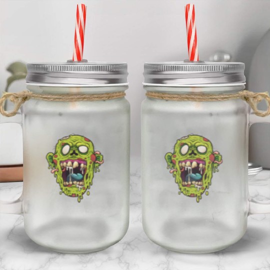 zombie Mason Jar Cups
