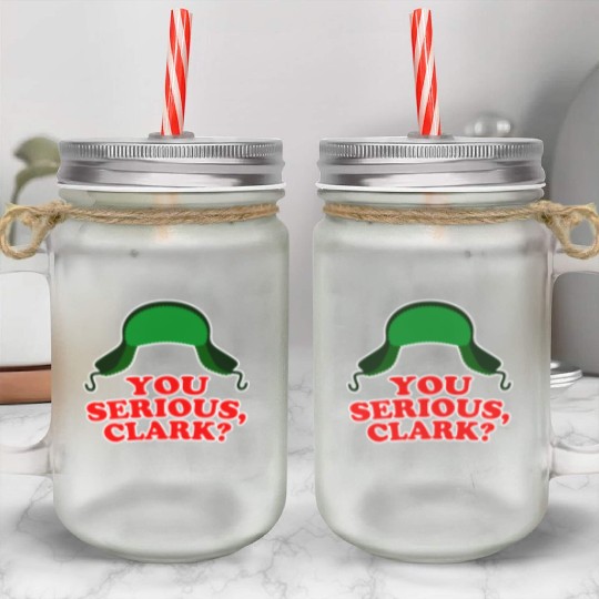 Griswold Christmas Vacation Mason Jar Cups