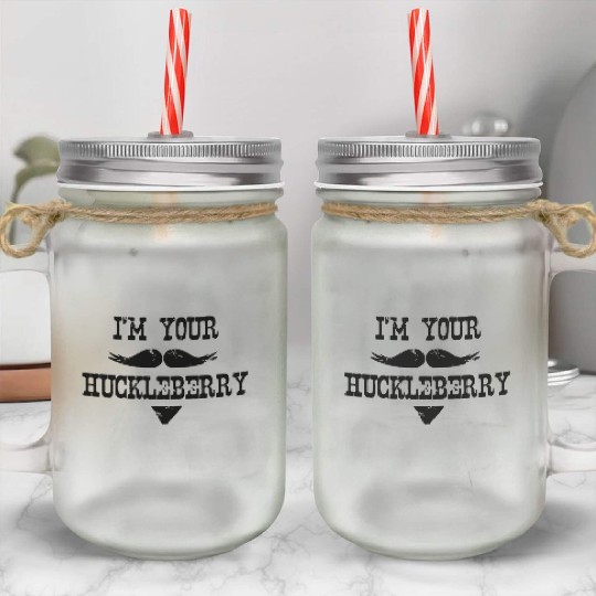Tombstone Doc Holliday I m Your Huckleberry Val Ki Mason Jar Cups