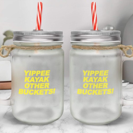 Yippee Kayak Other Buckets Brooklyn Nine Nine B99 Mason Jar Cups