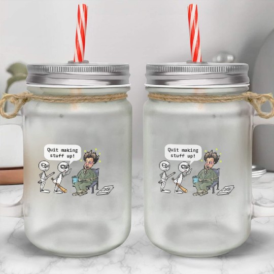 Ancient Aliens Mason Jar Cups
