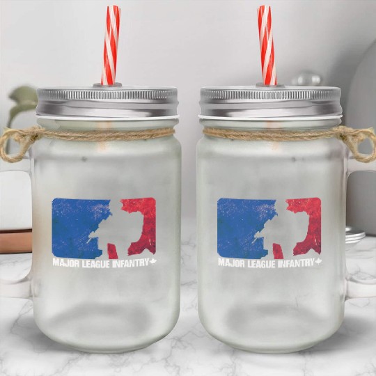 Major League Infantry Canada Mason Jar Cups
