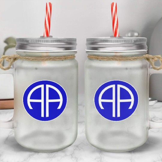 Us army 82nd airborne Mason Jar Cups
