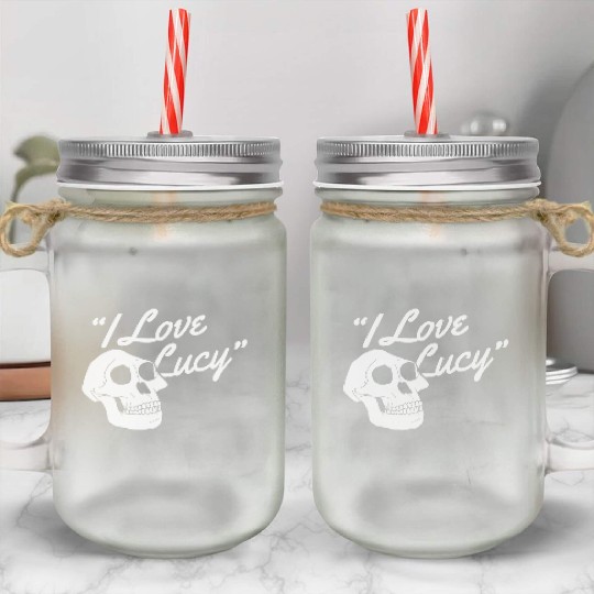 I LOVE LUCY Mason Jar Cups