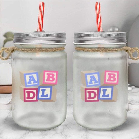 AB DL ageplay ABDL adult baby diaper baby Mason Jar Cups