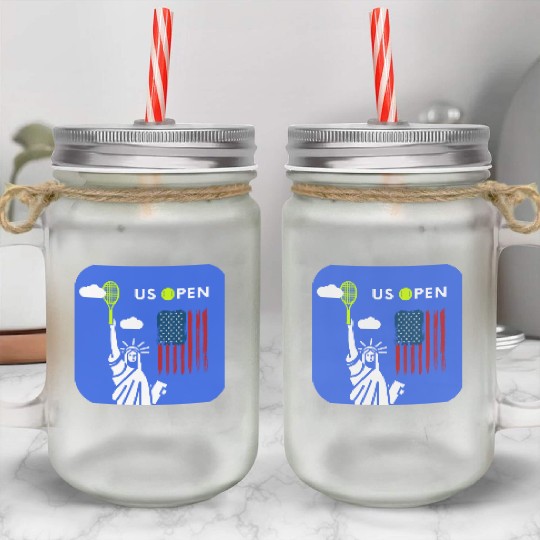 US open Mason Jar Cups