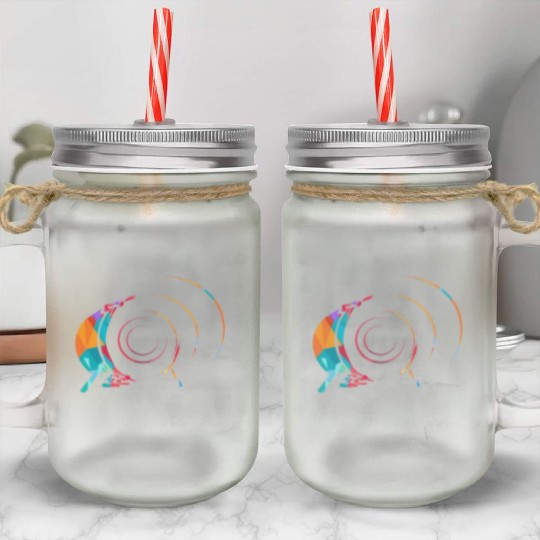 Drum n Bass Mason Jar Cups