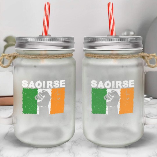 Saoirse Irish Republican Conservative Capitalist I Mason Jar Cups