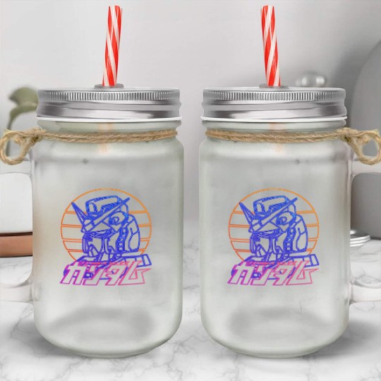 gundam rx 78 Mason Jar Cups