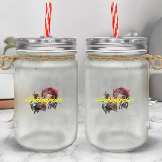 cyberpunk 2077 Mason Jar Cups