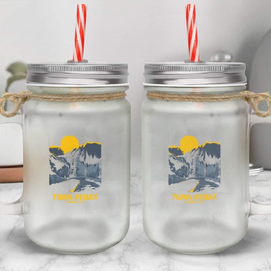 Twin Peaks Welcome To Twin Peaks Poster Mason Jar Cups