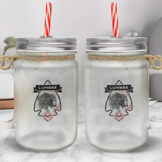 Lumbee Tribe Native American Indian Proud Arrow Mason Jar Cups