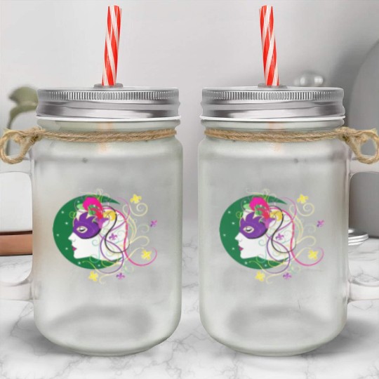 krewe of Nyx - Mardi Gras New Orleans Carnaval Mason Jar Cups