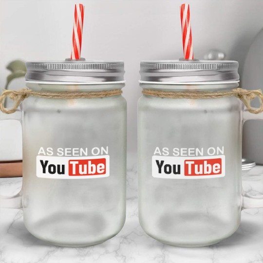 AS SEEN ON YouTube Mason Jar Cups