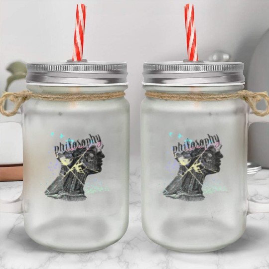 Philosophy Mason Jar Cups