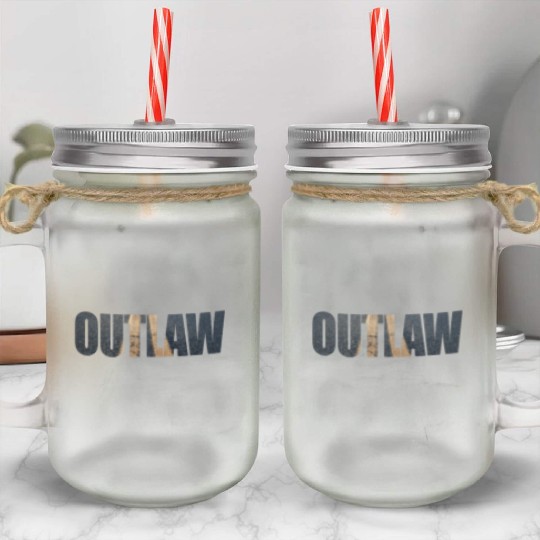 Outlaw Race Street Racing Drag Strip birthday chri Mason Jar Cups
