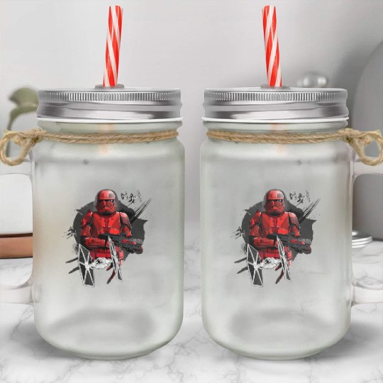 Star Wars The Rise of Skywalker Red Trooper Mason Jar Cups