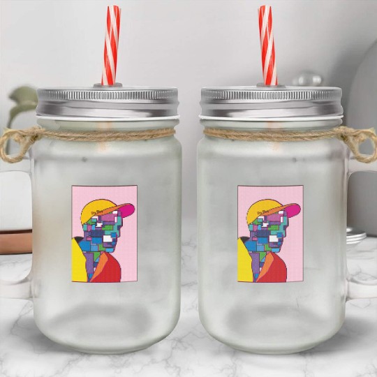 Lil peep Cry Baby Mason Jar Cups