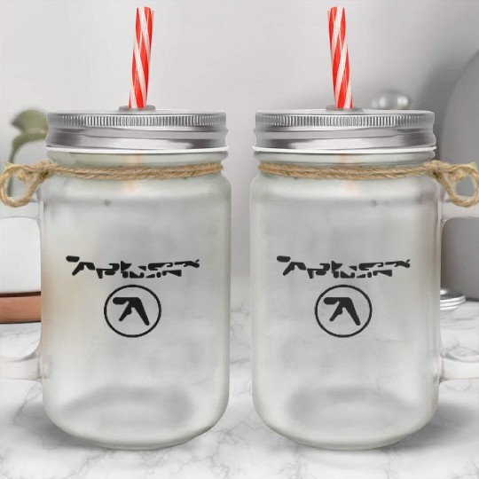 Aphex Twin Logo Mason Jar Cups