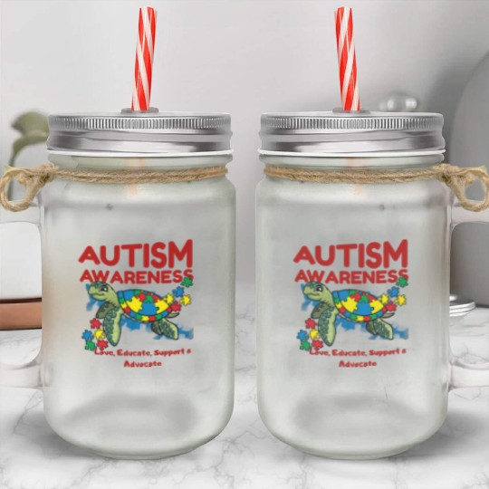 Aunt And Nephew Not Always Eye To Eye Mason Jar Cups