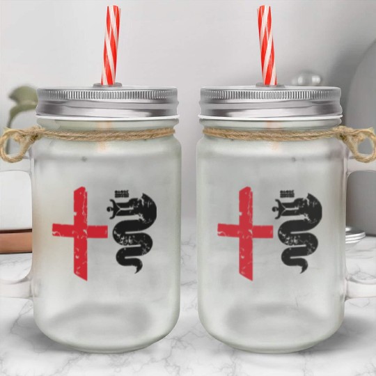 Alfa Romeo Racing Mason Jar Cups