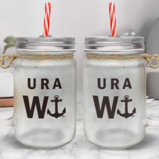 U R A W anchor! Mason Jar Cups