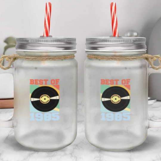 Best of 1985 Mason Jar Cups