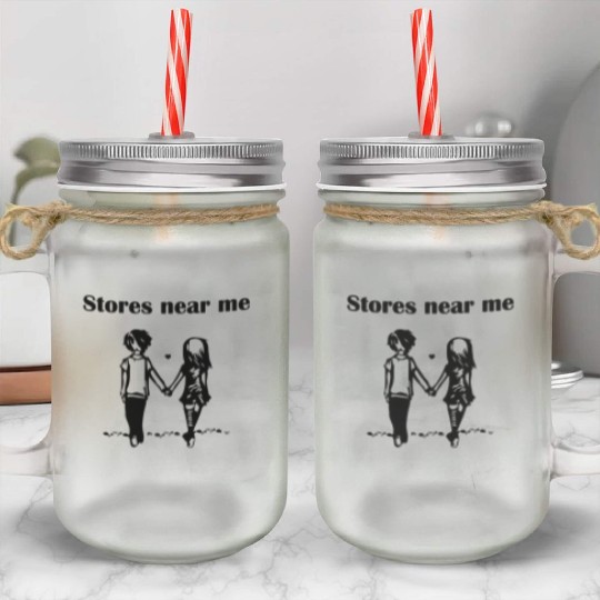 Stores near me baby, valentine's day Mason Jar Cups
