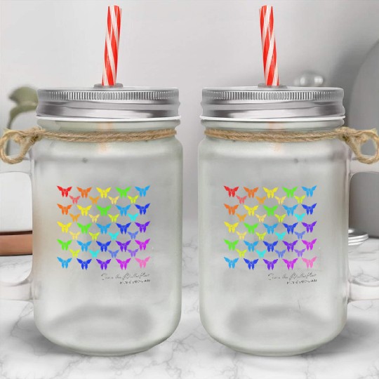 Save the Butterflies Origami Butterfly Mason Jar Cups
