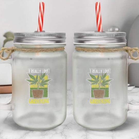 Hemp Stoner Hashish Mason Jar Cups