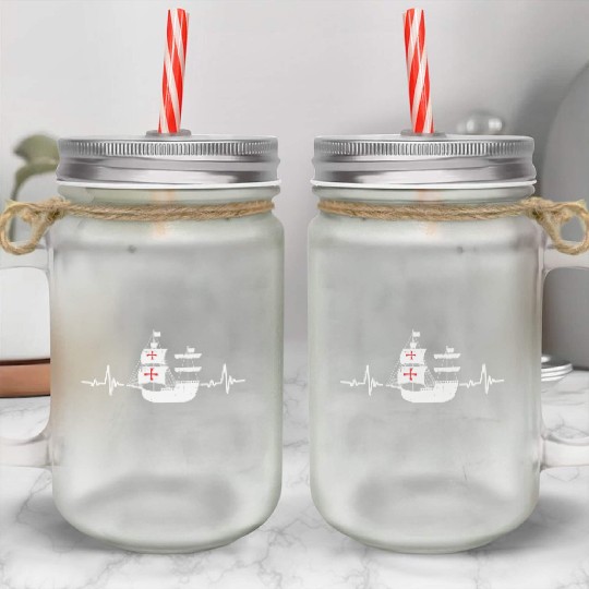 Columbus Day Italian Pride Mason Jar Cups