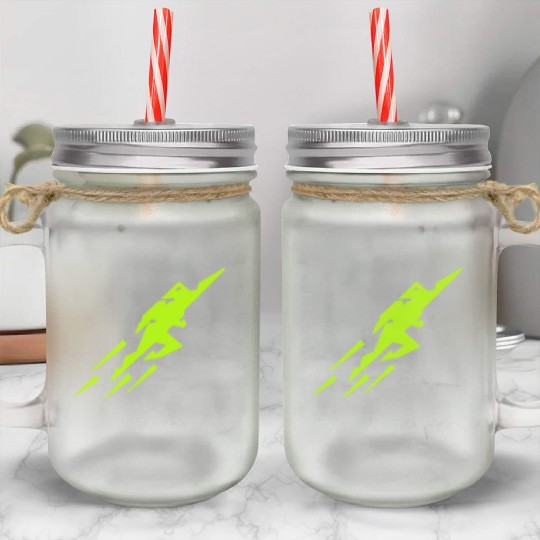 Rocket Man Mason Jar Cups
