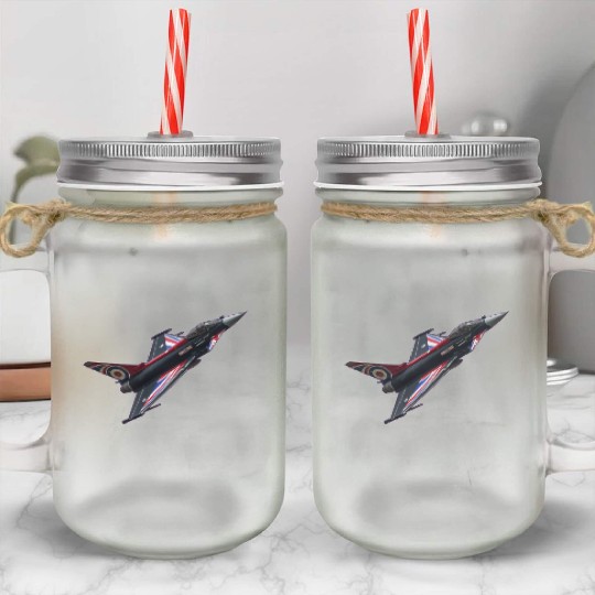 Union Jack Typhoon Mason Jar Cups