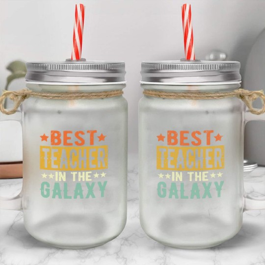 Best Teacher Ever Teacher Gift Mason Jar Cups