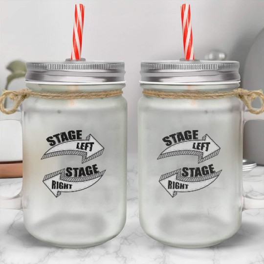 Novelty Dramatic Arts Actors Mockery Statements Mason Jar Cups