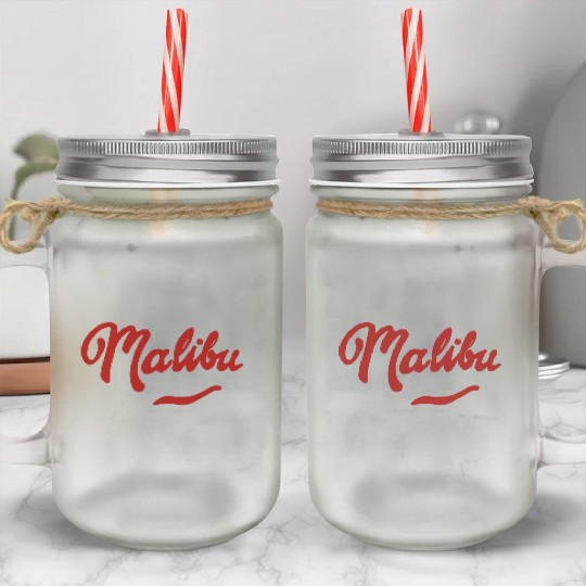 Malibu Mason Jar Cups
