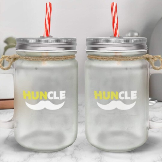Huncle Eroded Yellow Mason Jar Cups