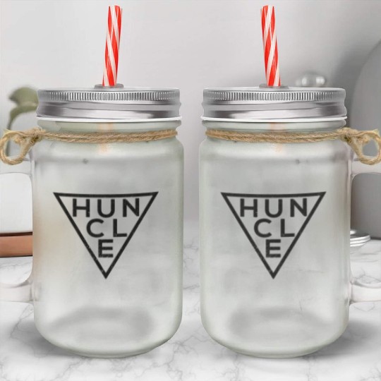 Huncle Triangular Uncle Mason Jar Cups