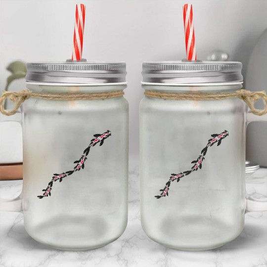 many koi fish nishikigoi Mason Jar Cups