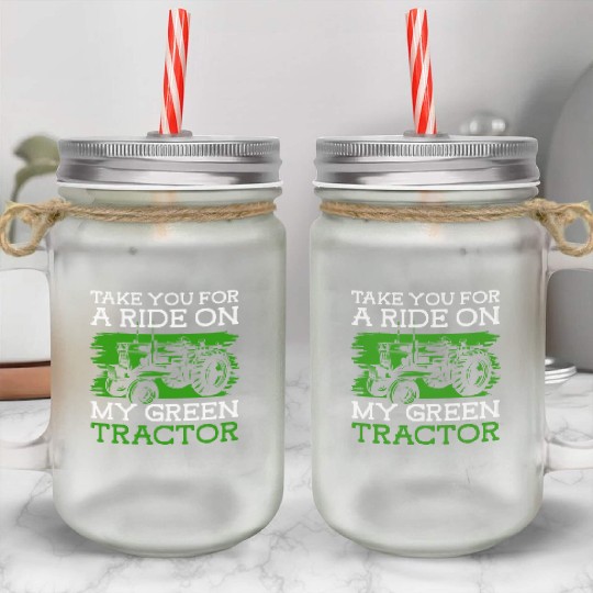 Harvester Agriculture Farm Rural Youth Mason Jar Cups