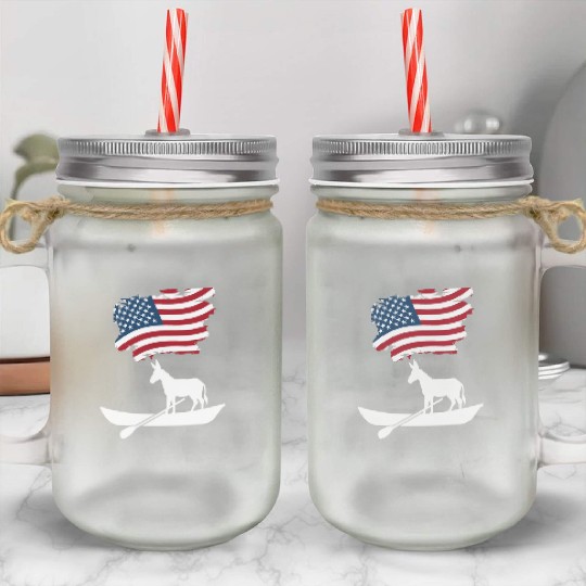Donkey Pox The Disease Destroying America biden Mason Jar Cups