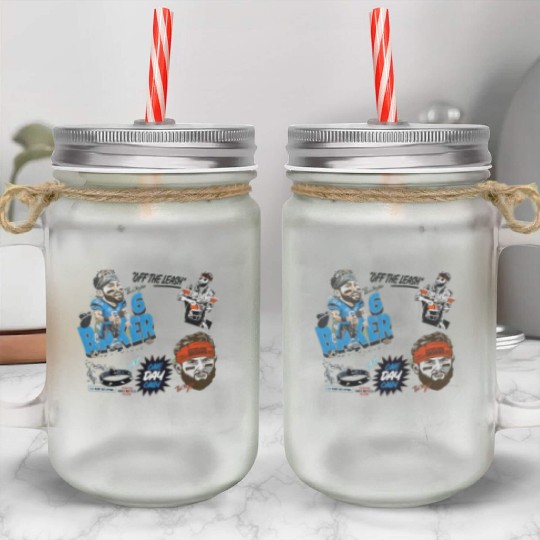 baker mayfield Mason Jar Cups