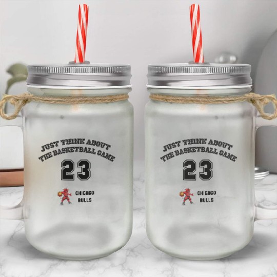 chicago bulls Mason Jar Cups